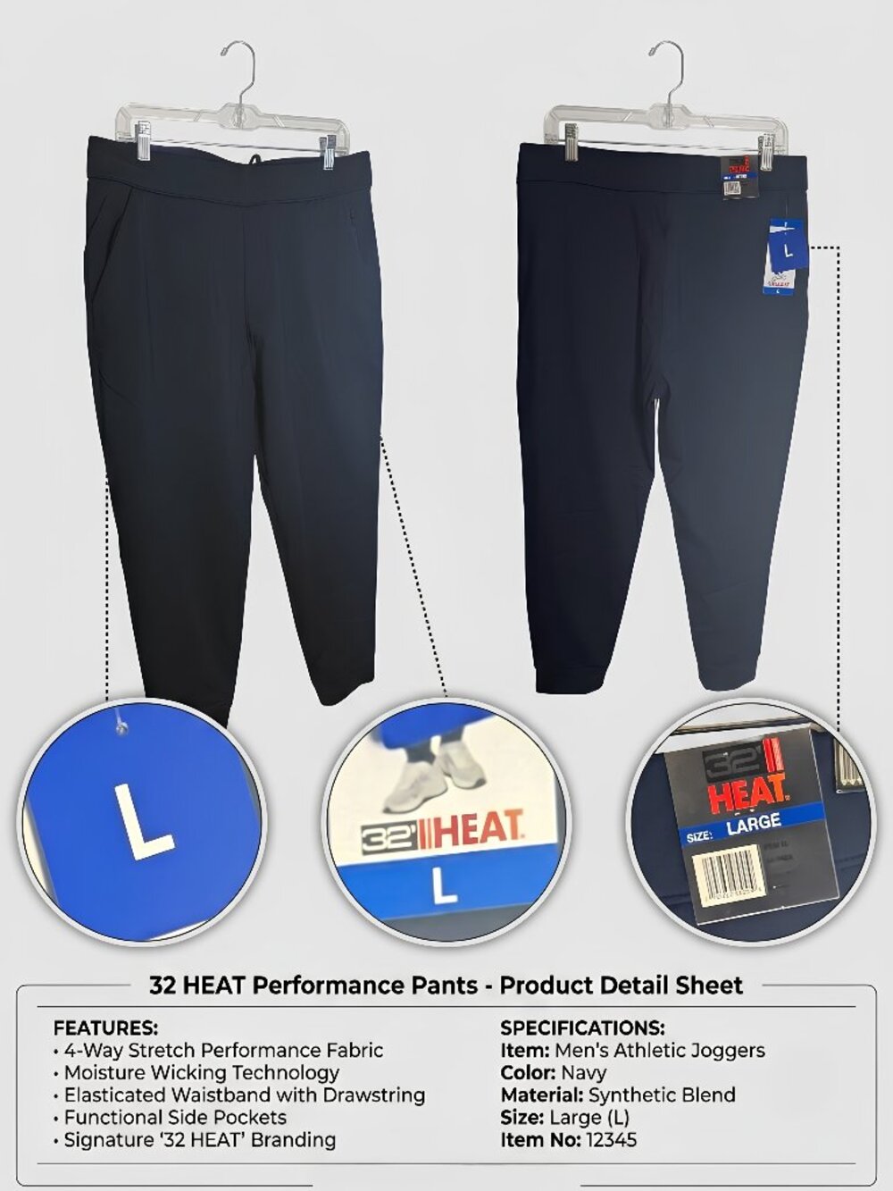 32 HEAT Performance Pants